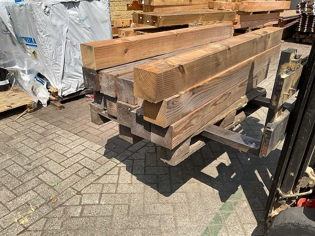 Douglas palen 14x14 cm, diverse lengtes (12x) - afbeelding 4 van  6
