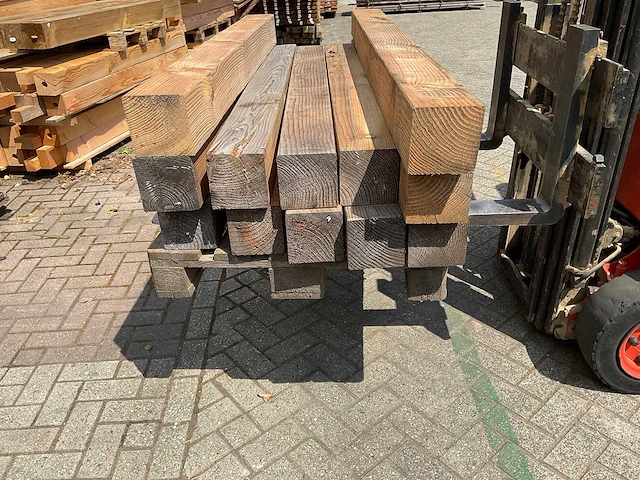 Douglas palen 14x14 cm, diverse lengtes (12x) - afbeelding 5 van  6