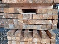 Douglas palen geschaafd 90x90mm, lengte 500cm (40x) - afbeelding 3 van  3