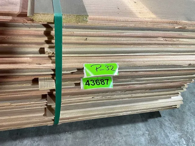 Douglas plank - halfhout 450x17x1,8 cm (30x) - afbeelding 6 van  6