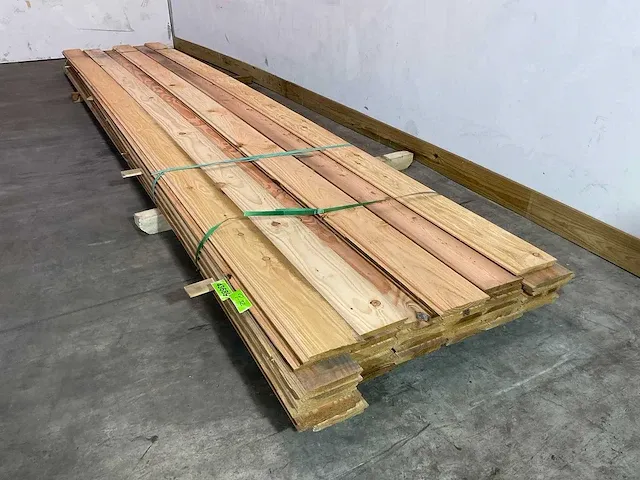 Douglas plank - halfhout 500x17x1,7 cm (44x) - afbeelding 3 van  6