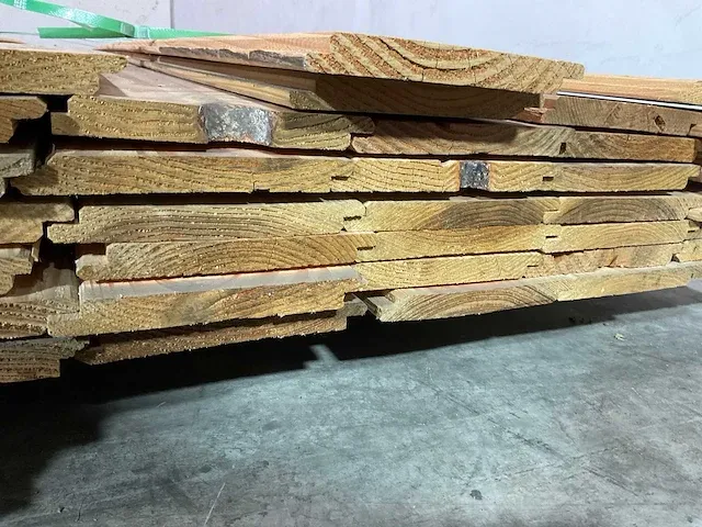 Douglas plank - halfhout 500x17x1,7 cm (44x) - afbeelding 4 van  6