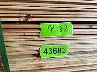 Douglas plank - met mes en groef 400x9,5x1,8 cm (100x) - afbeelding 7 van  7