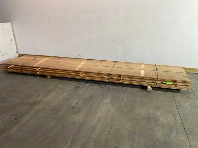 Douglas plank - met mes en groef 450x11,5x1,7 cm (40x) - afbeelding 1 van  6