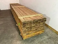 Douglas plank - met mes en groef 500x12x1,7 cm (15x) - afbeelding 2 van  6