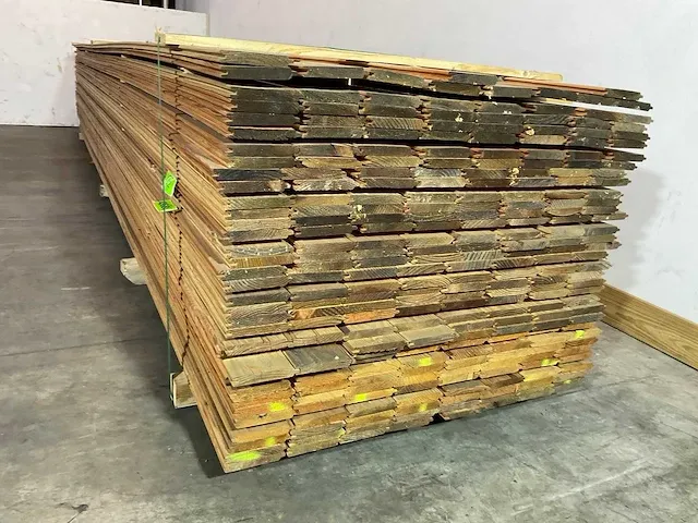 Douglas plank - met mes en groef 500x12x1,7 cm (15x) - afbeelding 5 van  6