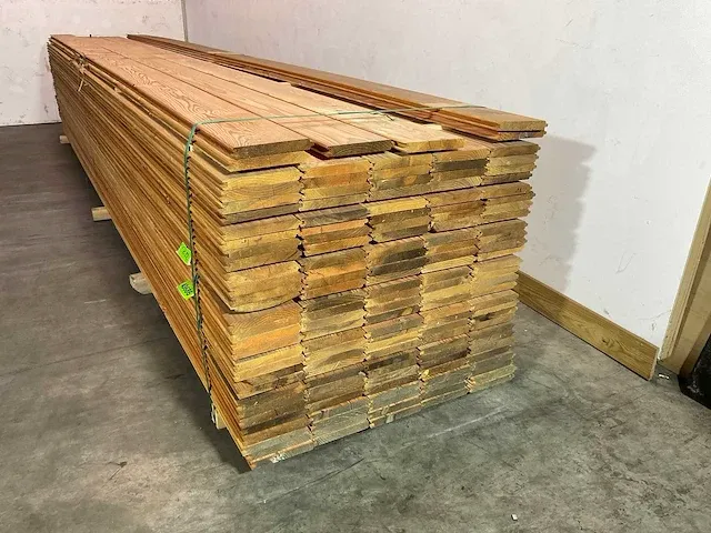 Douglas plank - met mes en groef 500x19x2,5 cm (25x) - afbeelding 2 van  6