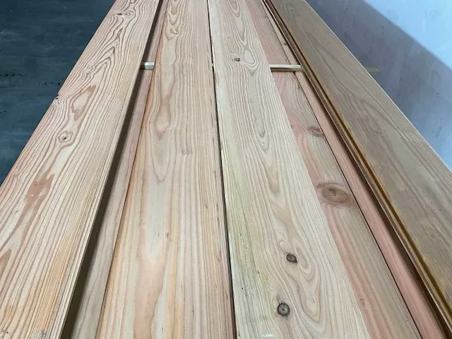 Douglas plank - met mes en groef 500x19x2,5 cm (25x) - afbeelding 4 van  6