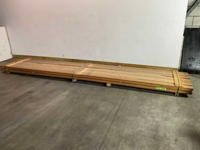 Douglas plank - met mes en groef 500x9,5x1,8 cm (35x) - afbeelding 1 van  6