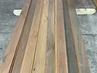 Douglas plank - met mes en groef 550x11,5x1,8 cm (20x) - afbeelding 2 van  6