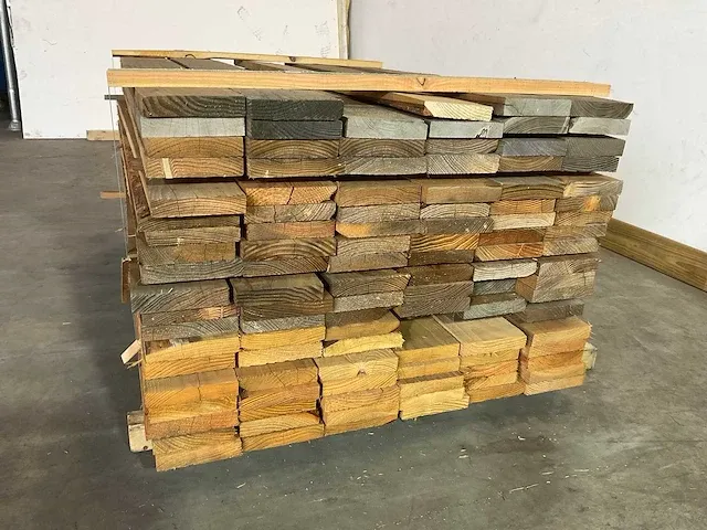 Douglas plank 150x14,5x3 cm (100x) - afbeelding 3 van  5