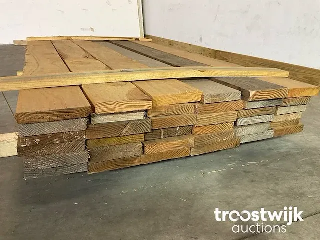Douglas plank 200x15x3 cm - afbeelding 4 van  5