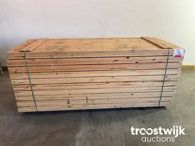 Douglas plank 250x17x1.7 cm - afbeelding 1 van  3
