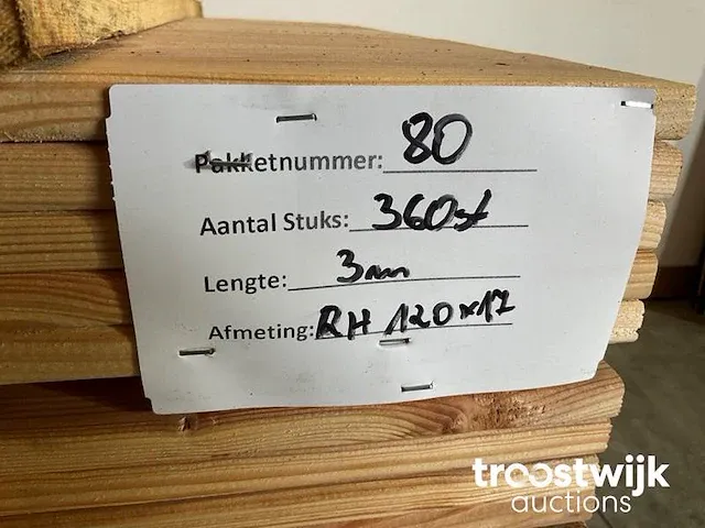 Douglas plank 300x12x1.7 cm - afbeelding 5 van  6