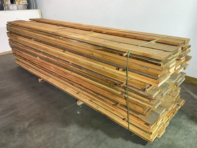 Douglas plank 360-350x13.5-16.5x3 cm (100x) - afbeelding 2 van  5