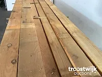 Douglas plank 360-350x13.5-16.5x3 cm - afbeelding 3 van  5