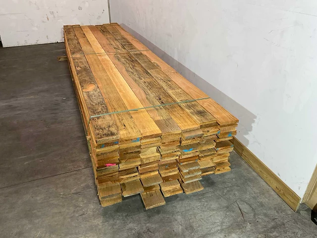 Douglas plank 400x15x2.2 cm (12x) - afbeelding 2 van  5