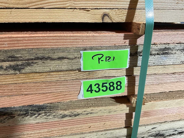 Douglas plank 400x15x2.2 cm (12x) - afbeelding 5 van  5