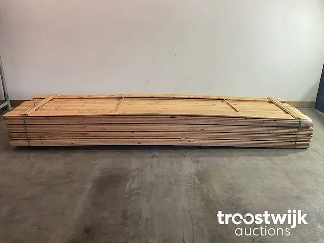 Douglas plank 400x17x1.7 cm - afbeelding 1 van  5