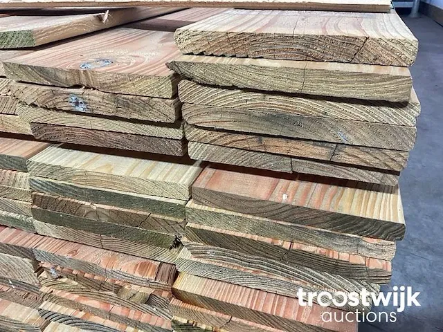Douglas plank 400x17x1.7 cm - afbeelding 3 van  5