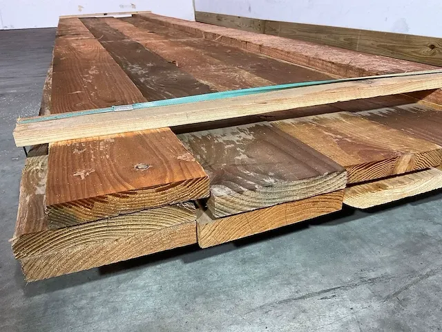 Douglas plank 450x17-20.5x3 cm (12x) - afbeelding 3 van  4