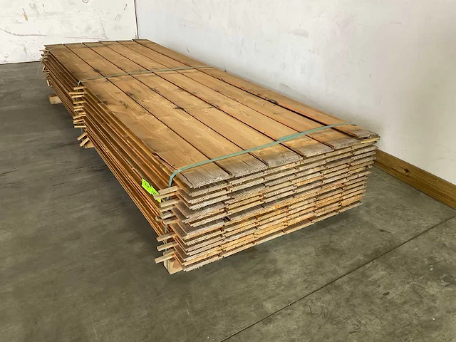 Douglas plank dubbel lip profiel 300x19x1,8 cm (90x) - afbeelding 2 van  5