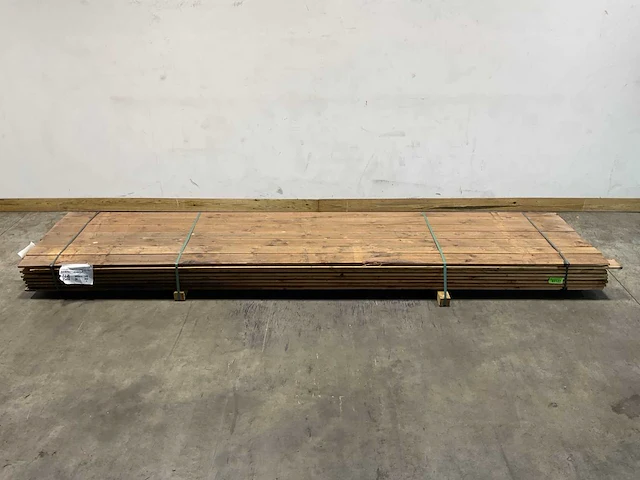 Douglas plank dubbel rhombus profiel 400x14x2,7 cm (54x) - afbeelding 1 van  7