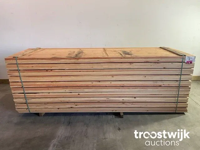 Douglas plank geschaafd 250x17x1.7 cm - afbeelding 1 van  5