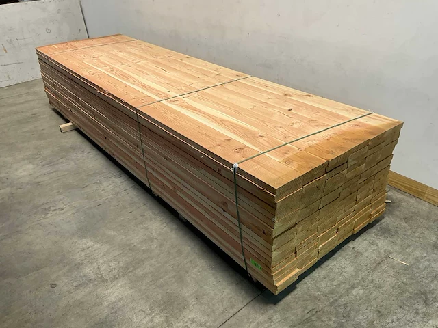 Douglas plank geschaafd 420x19,5x4 cm (24x) - afbeelding 1 van  7
