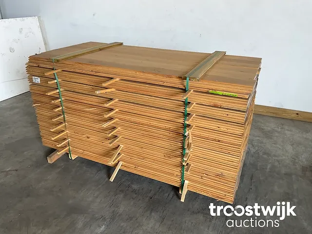 Douglas plank halfhout 200x17x1.8 cm - afbeelding 1 van  6