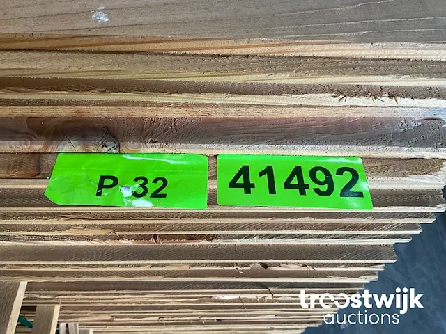 Douglas plank halfhout 200x17x1.8 cm - afbeelding 6 van  6