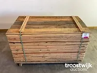 Douglas plank met halfhoutverbinding 180x18x2 cm - afbeelding 1 van  5