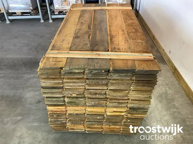 Douglas plank met halfhoutverbinding 180x18x2 cm - afbeelding 2 van  5