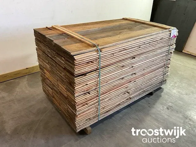 Douglas plank met halfhoutverbinding 180x18x2 cm - afbeelding 4 van  5