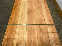 Douglas plank met mes- en groef 400x19x1,8 cm (53x) - afbeelding 3 van  7