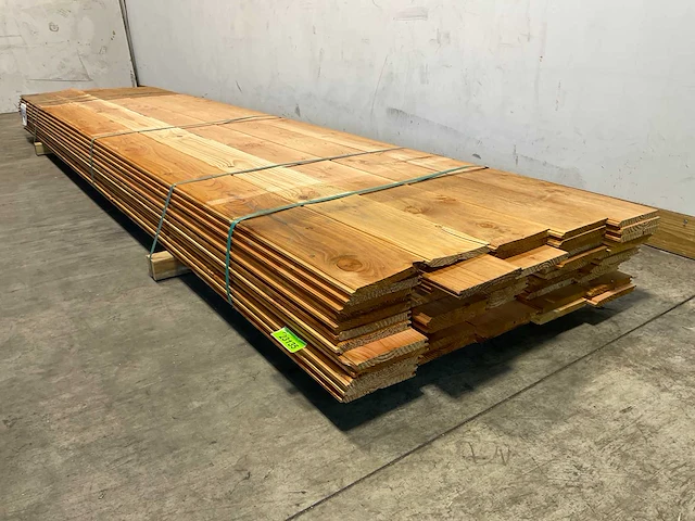 Douglas plank met mes- en groef 400x19x1,8 cm (53x) - afbeelding 5 van  7