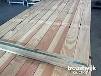 Douglas plank met mes -en groef verbinding 300x8.5x1.8 cm - afbeelding 2 van  4