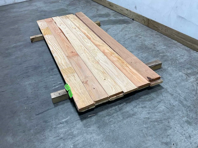 Douglas plank met mes en groef 220x13,5x2,5 cm (12x) - afbeelding 4 van  5