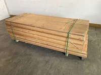 Douglas plank met mes en groef 224x18.5x2.5 cm (60x)