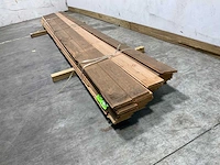 Douglas plank met mes en groef 400x14,5x2 cm (32x) - afbeelding 2 van  5