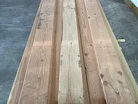 Douglas plank met mes en groef 400x18.5x2.5 cm (22x) - afbeelding 2 van  6