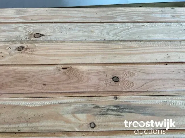 Douglas plank met mes en groef verbinding 250x9.5x1.8 cm - afbeelding 5 van  7