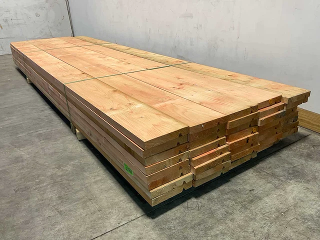 Douglas plank met v-groef geschaafd 410x23,5x3,8 cm (20x) - afbeelding 5 van  7