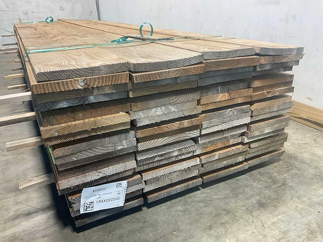 Douglas plank onbehandeld 300x25x2,5 cm (26x) - afbeelding 4 van  5