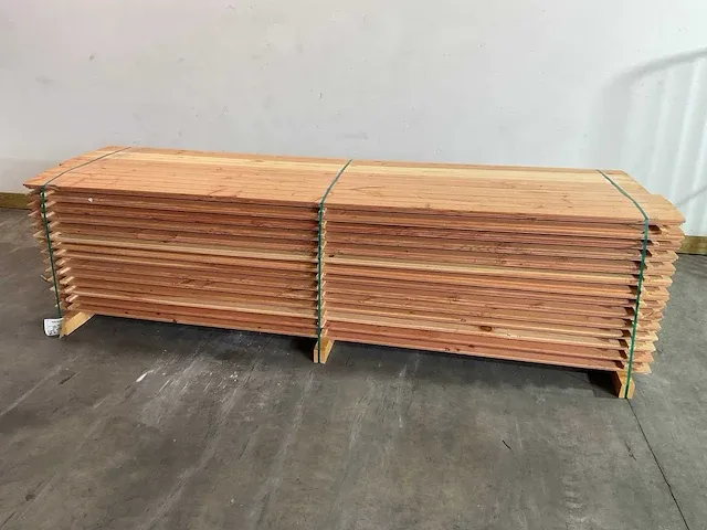 Douglas plank zweeds rabat 300x19.5x1.2/2.7 cm (35x) - afbeelding 1 van  7