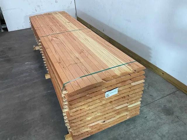 Douglas plank zweeds rabat 300x19.5x1.2/2.7 cm (35x) - afbeelding 2 van  7