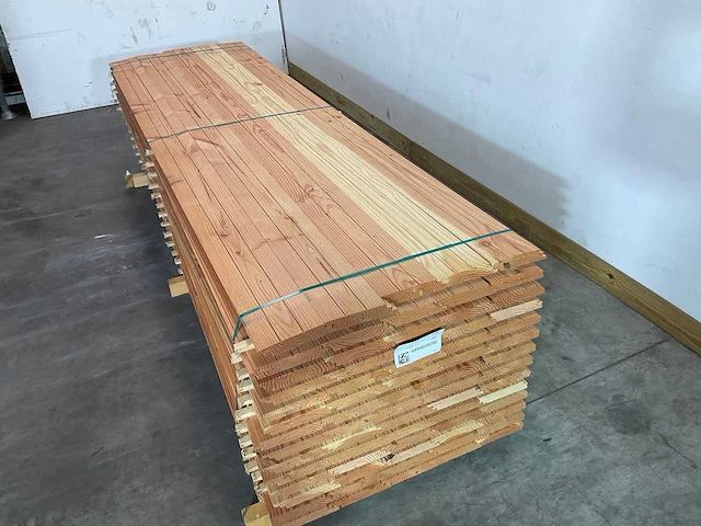 Douglas plank zweeds rabat 300x19.5x1.2/2.7 cm (40x) - afbeelding 2 van  7