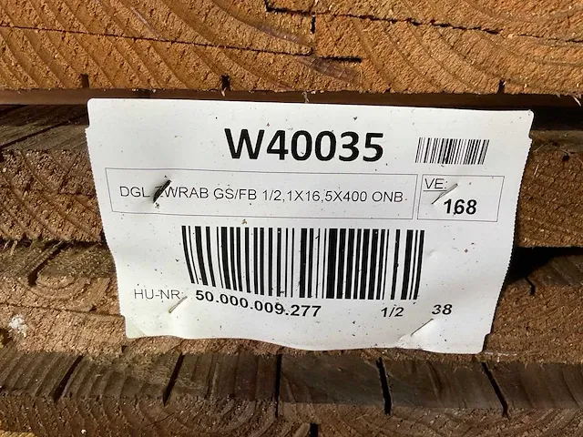 Douglas plank zweeds rabat vergrijsd 400x16.5x1-2 cm (84x) - afbeelding 6 van  6