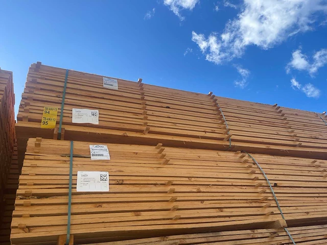 Douglas planken fijnbezaagd 4000x150x25mm (84x) - afbeelding 4 van  4