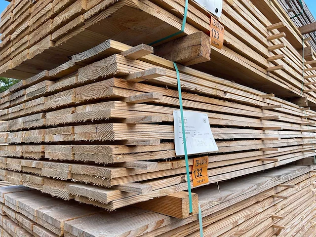 Douglas planken fijnbezaagd 4000x200x22mm (75x) - afbeelding 4 van  4